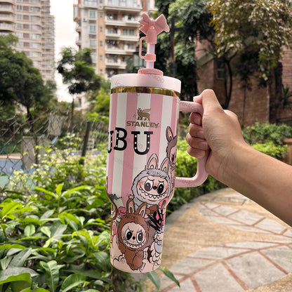 40oz Labubu Tumbler - Gold