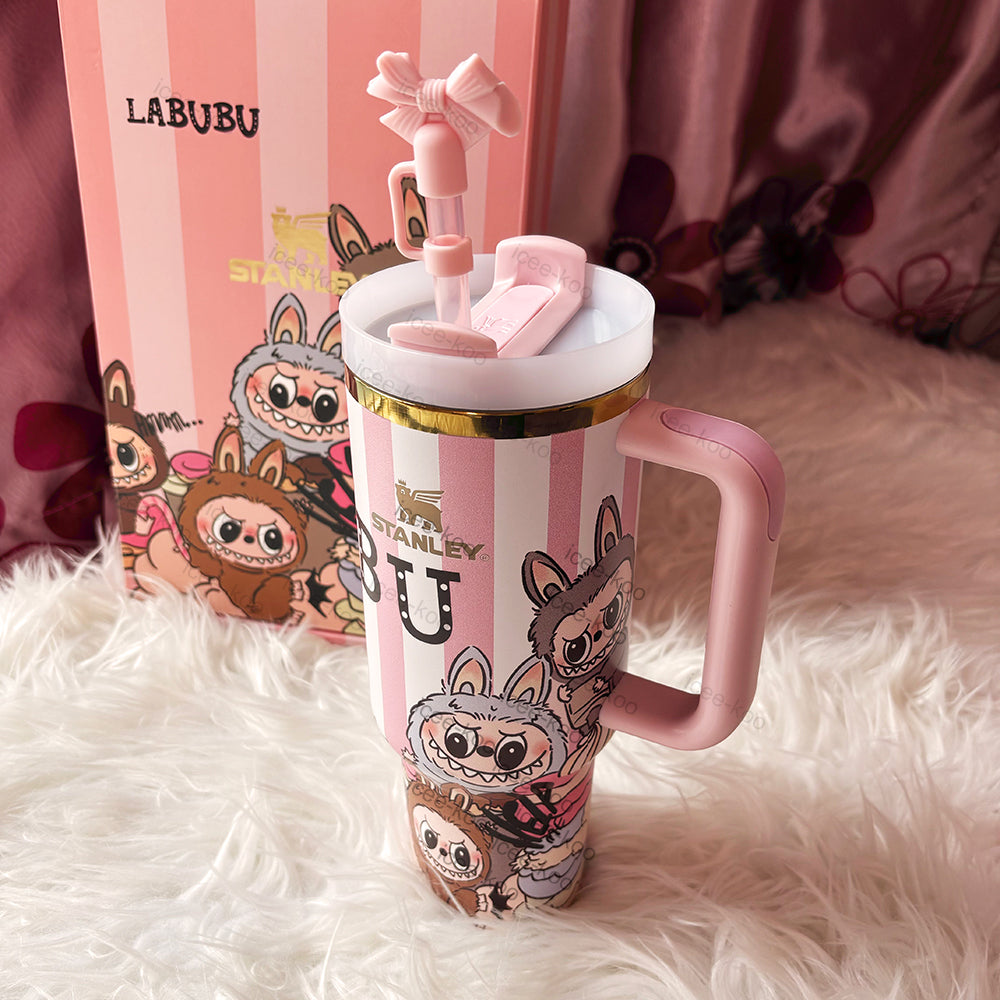 40oz Labubu Tumbler - Gold