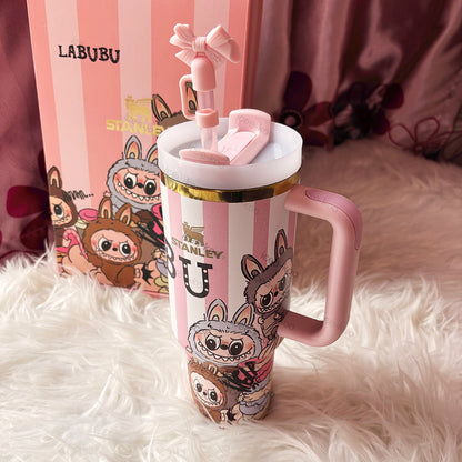 40oz Labubu Tumbler - Gold