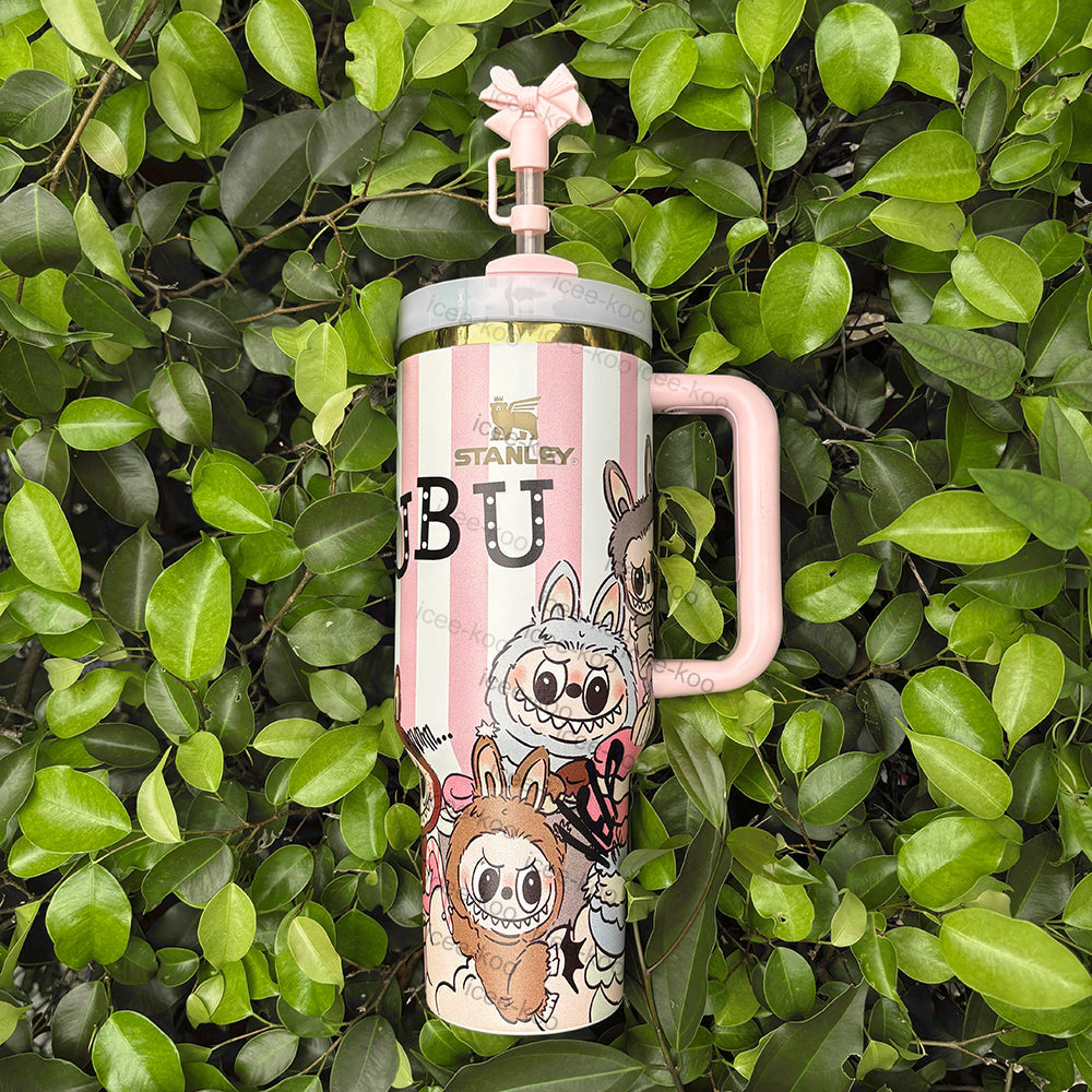 40oz Labubu Tumbler - Gold