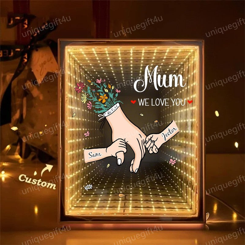 Personalized Starry Mirror Lightboxes