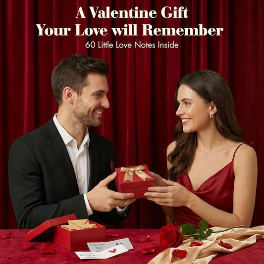 DIY Love Notes Box - Mini Blank Cards & Envelopes for Him / Her