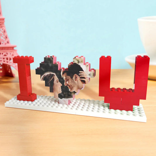 Personalized Brick Puzzles Photo Block Gifts for Lovers