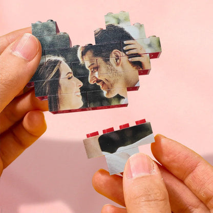 Personalized Brick Puzzles Photo Block Gifts for Lovers
