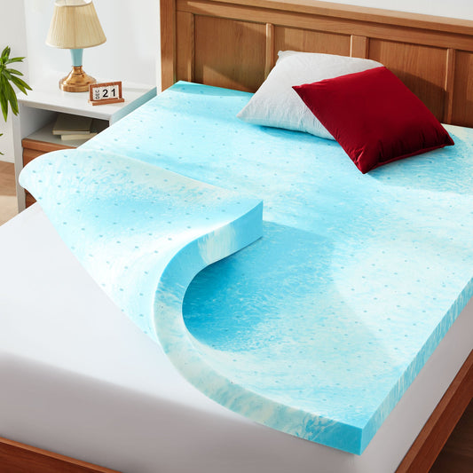 Gel Memory Foam Mattress Topper