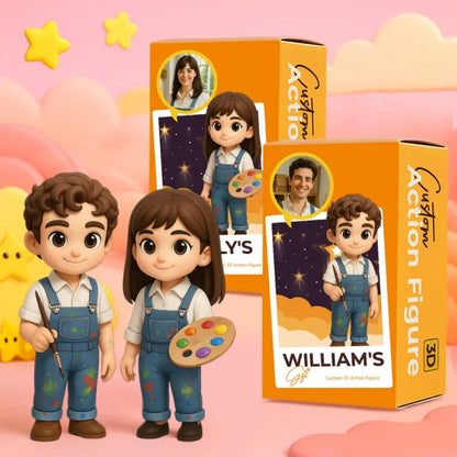 Custom 3D Action Figure from Your Photo Personalized Toy Figure