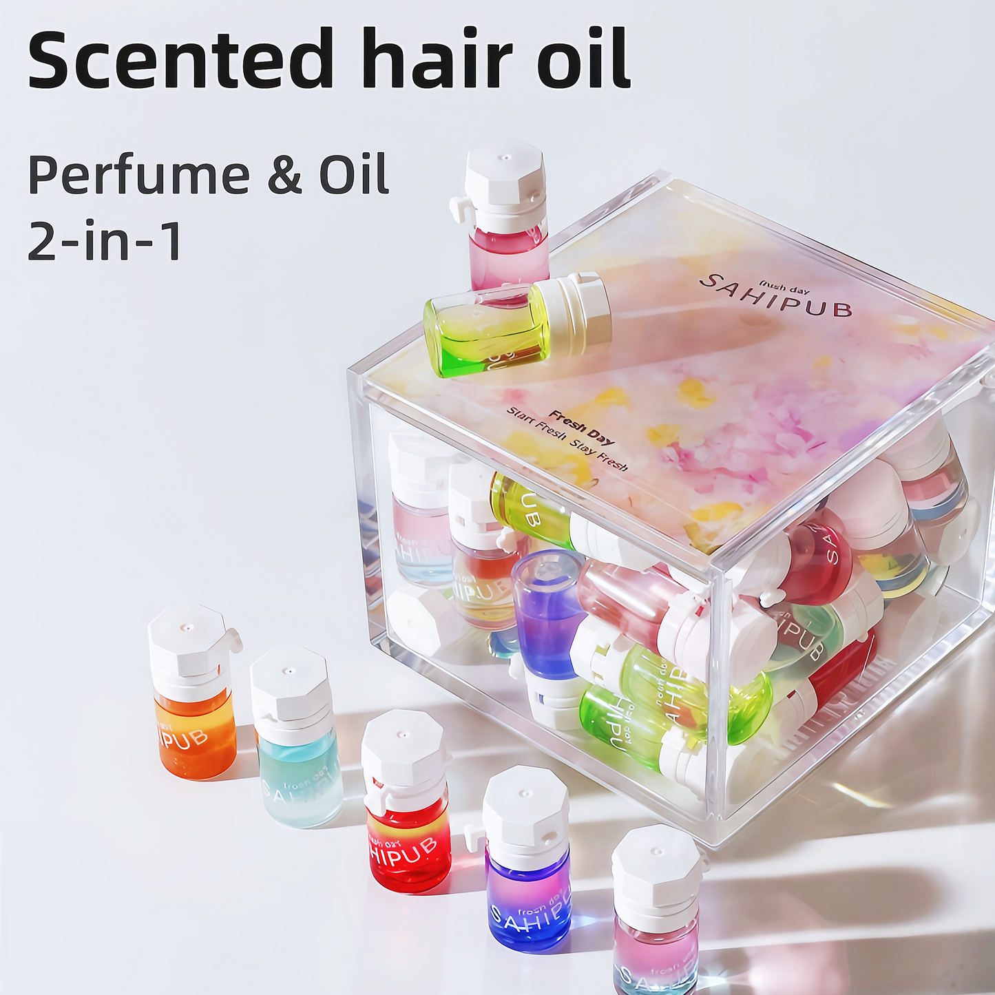 Perfume&Oil 2 in 1-Avocado Nourishing & Shining Hair Oil Set