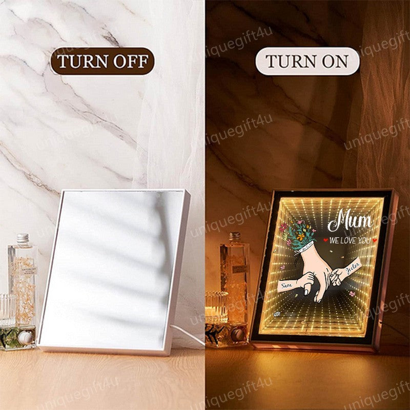 Personalized Starry Mirror Lightboxes