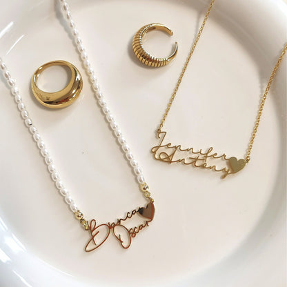 Custom Double Name necklace, Gift For Best Friend, Anniversary Gifts, Birthday Gifts