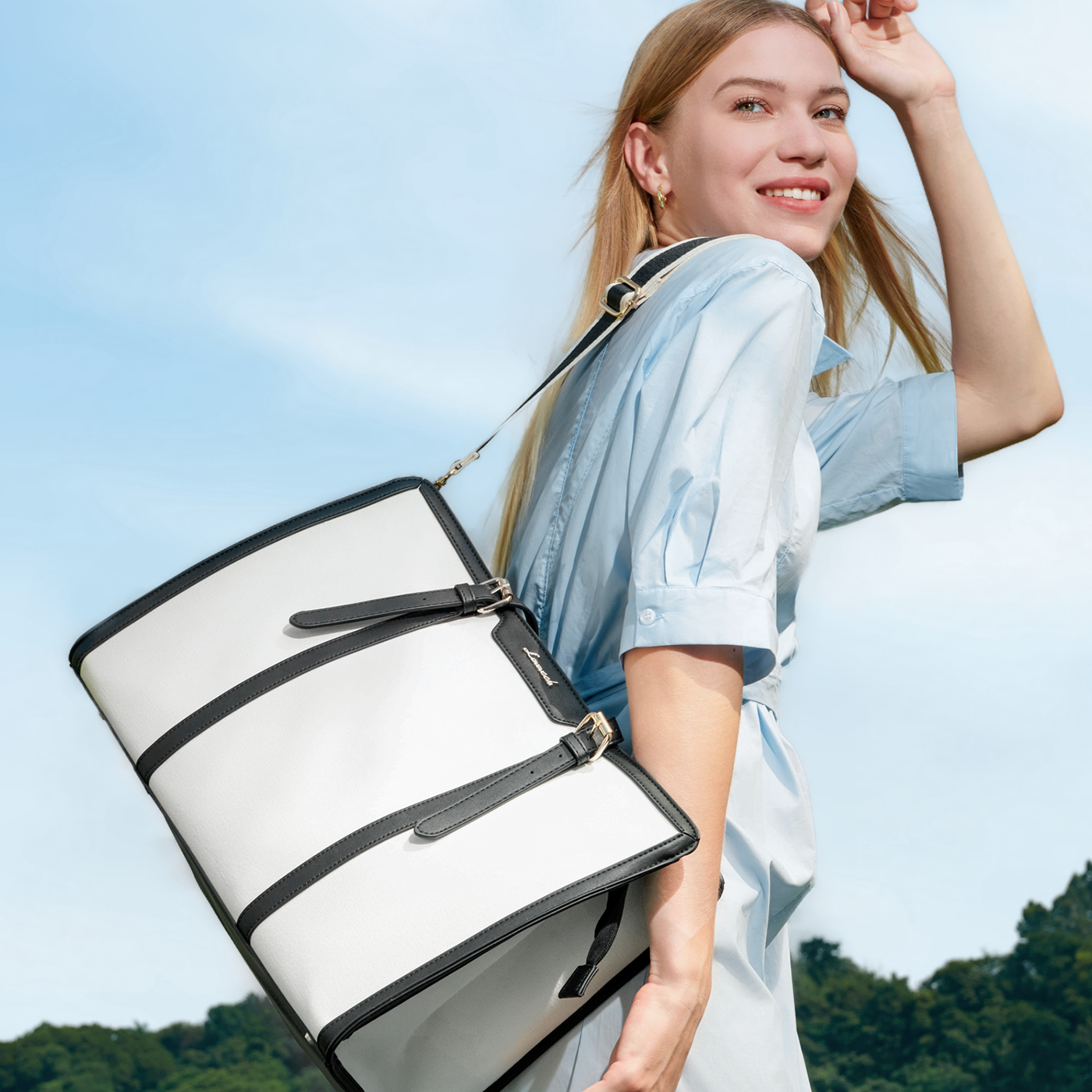 Moon™ - Enamored Laptop Bag + Free Clutch