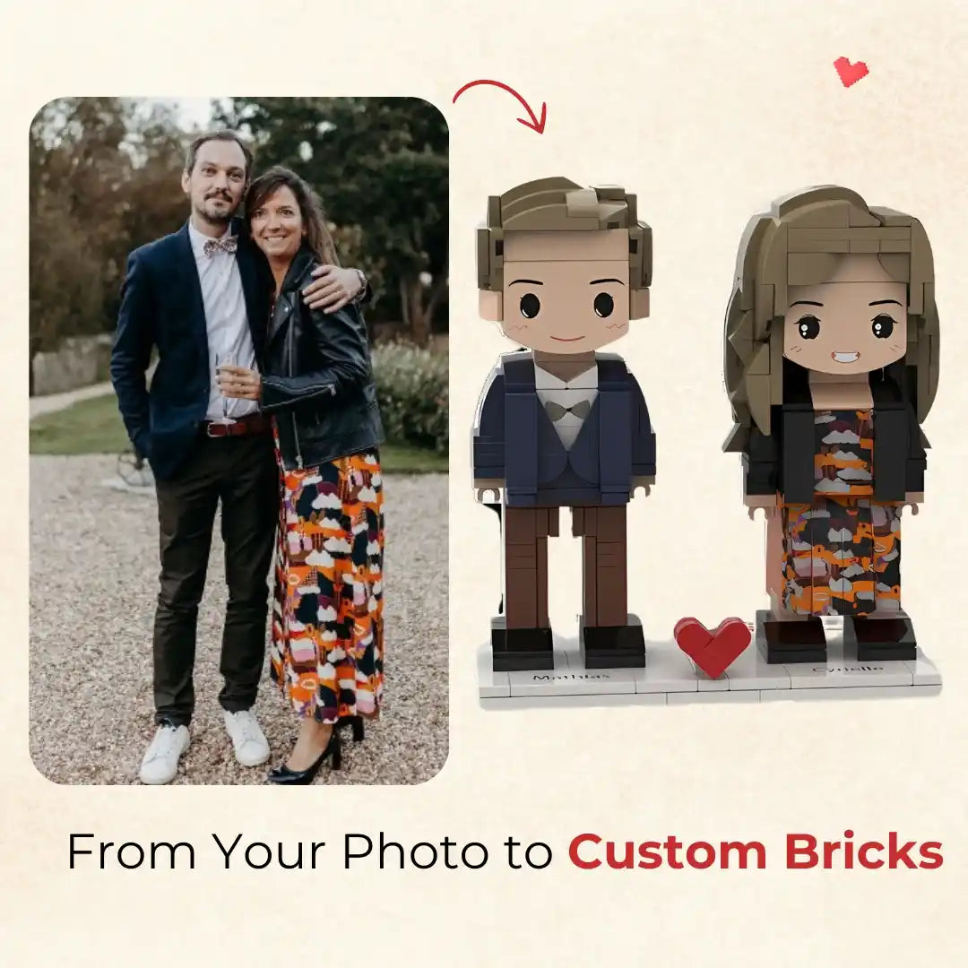 Personalized Couple Brick Set