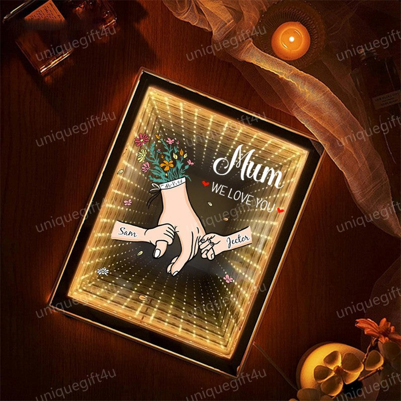 Personalized Starry Mirror Lightboxes