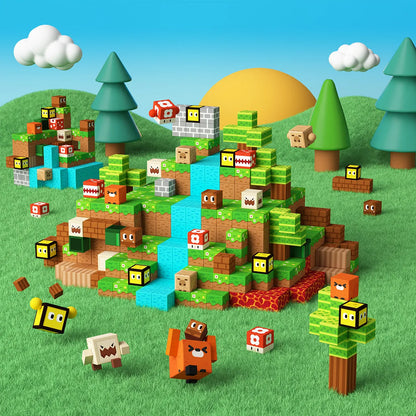 GobiDex Magnetic Building Cubes (Lumberjack)