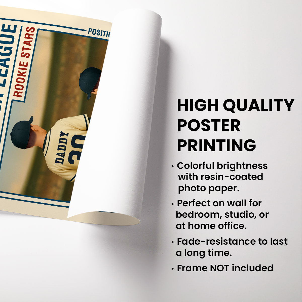 Personalized Canvas - "Baselball Dad"