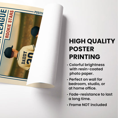 Personalized Canvas - "Baselball Dad"