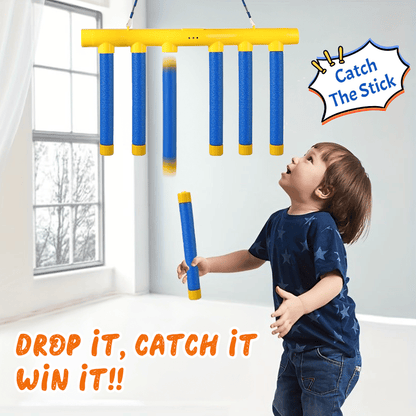 Reflective Drop Stick Challenge Game Set