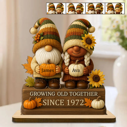 Growing Old Together, Custom Plaque