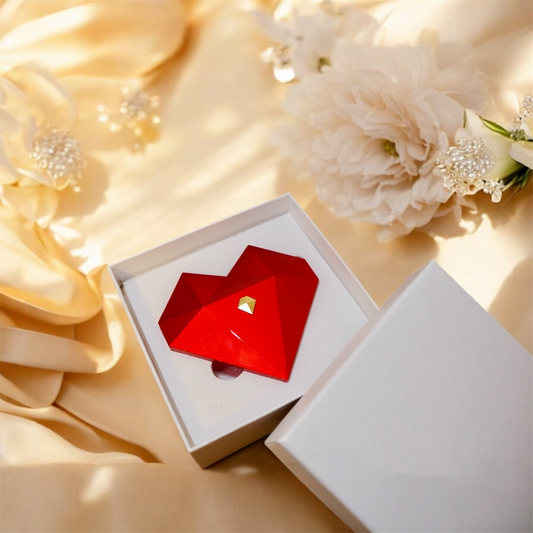 Ring Box with Heart Promise Ring
