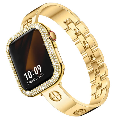 [Bundle] LOVE PLUS Luxury Bracelet Band with Dual-Bling Case
