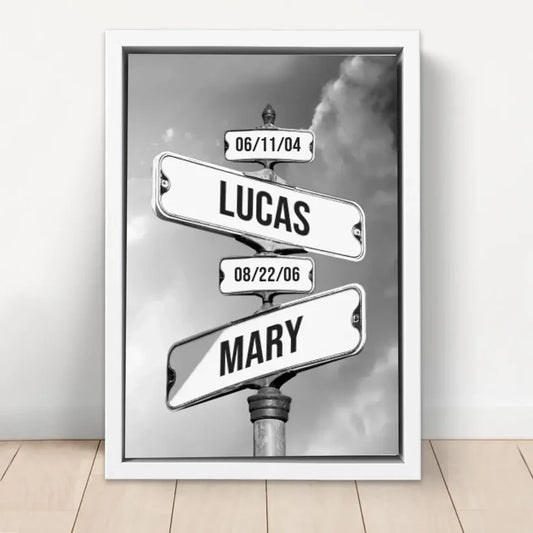 White Frame for Canvas