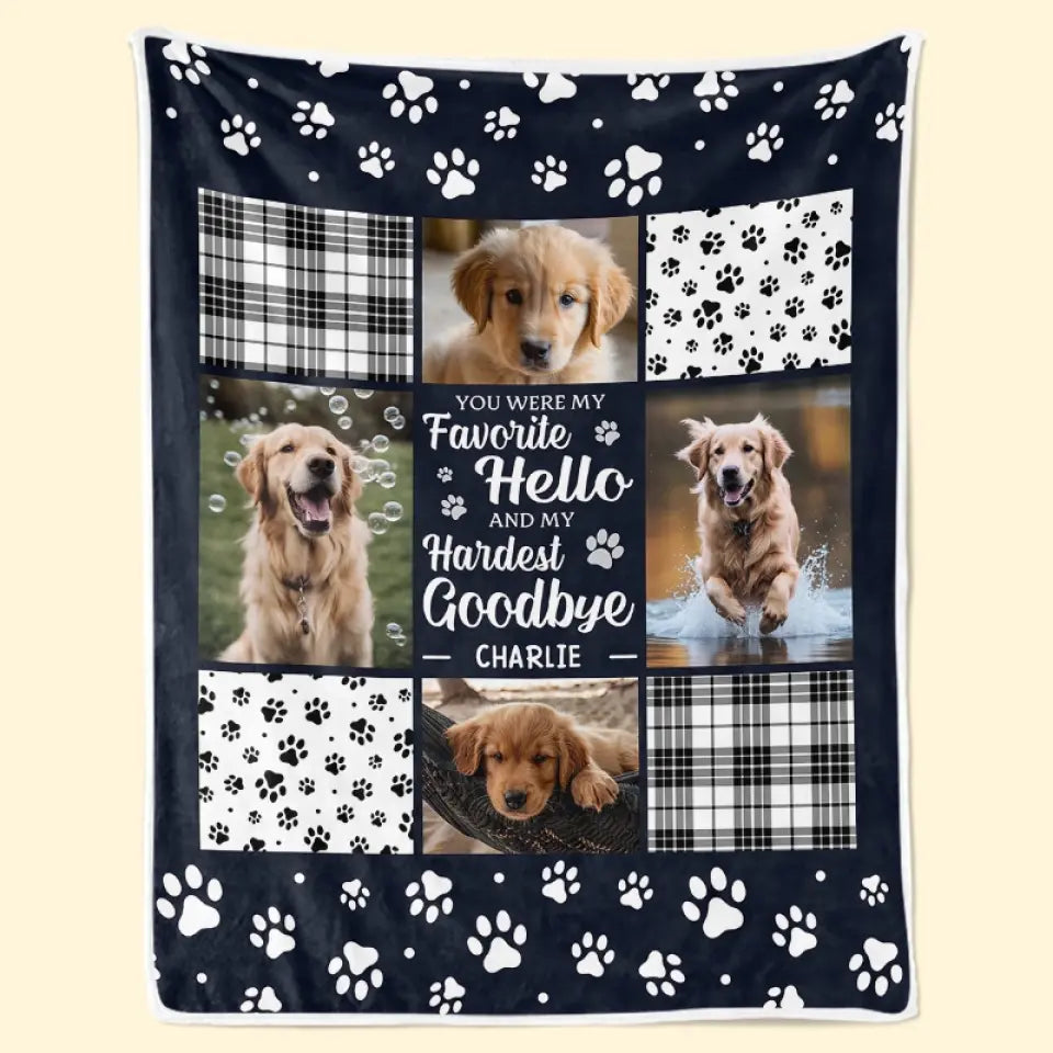 Personalized Memorial Blanket - Sympathy Gift For Pet Owners, Pet Lovers