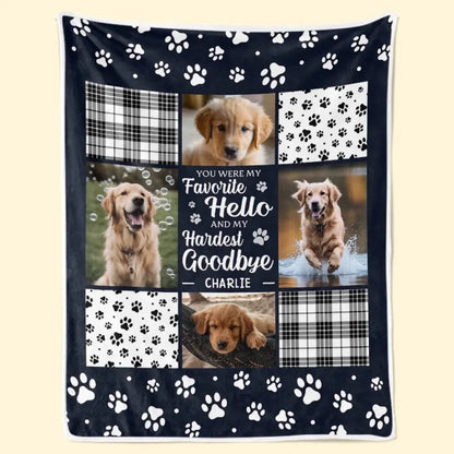 Personalized Memorial Blanket - Sympathy Gift For Pet Owners, Pet Lovers