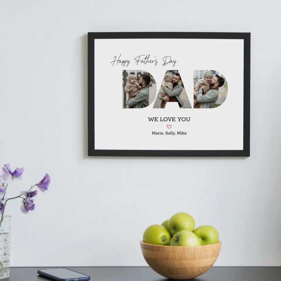 Personalized Canvas - Happy Dad's Day