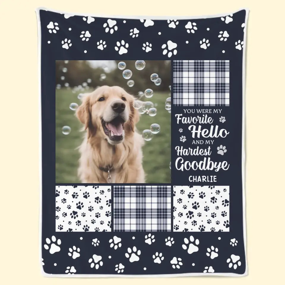 Personalized Memorial Blanket - Sympathy Gift For Pet Owners, Pet Lovers