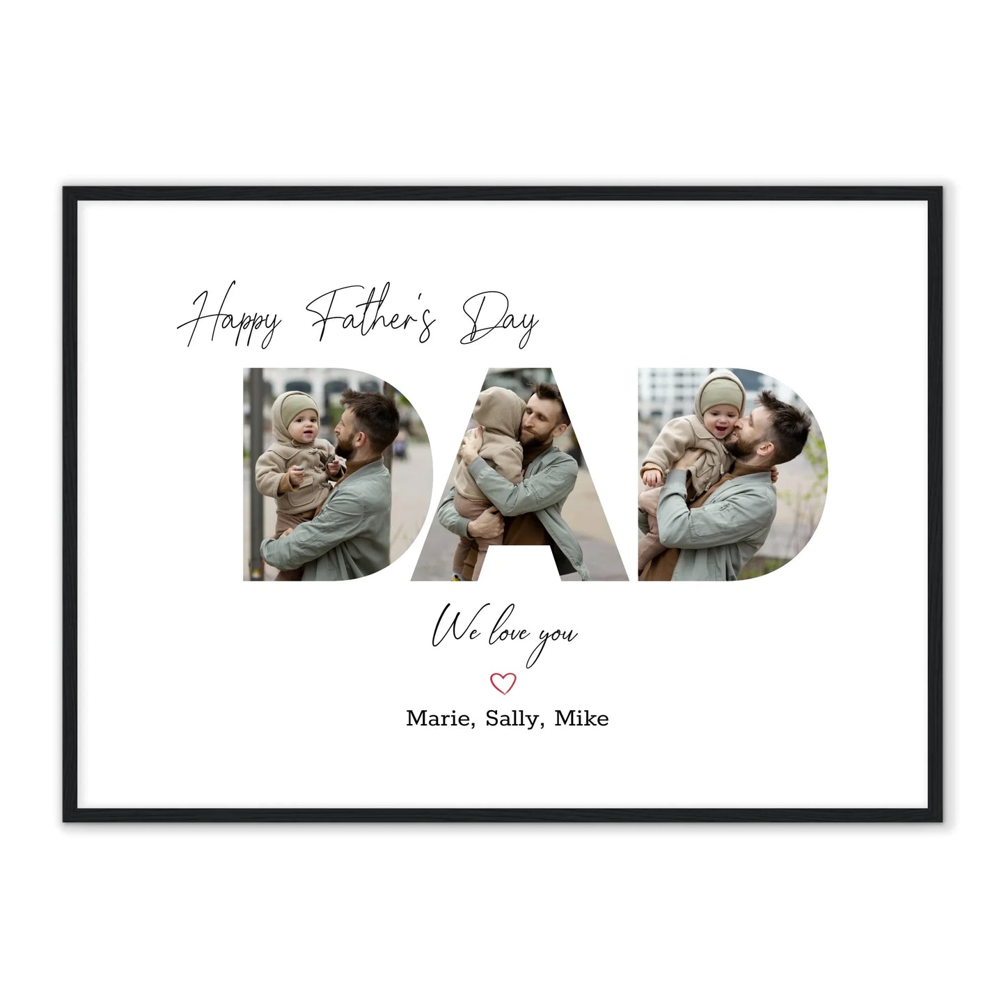 Personalized Canvas - Happy Dad's Day
