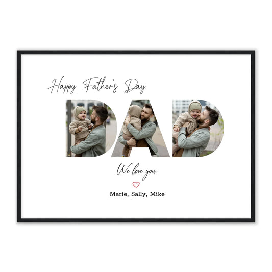 Personalized Canvas - Happy Dad's Day