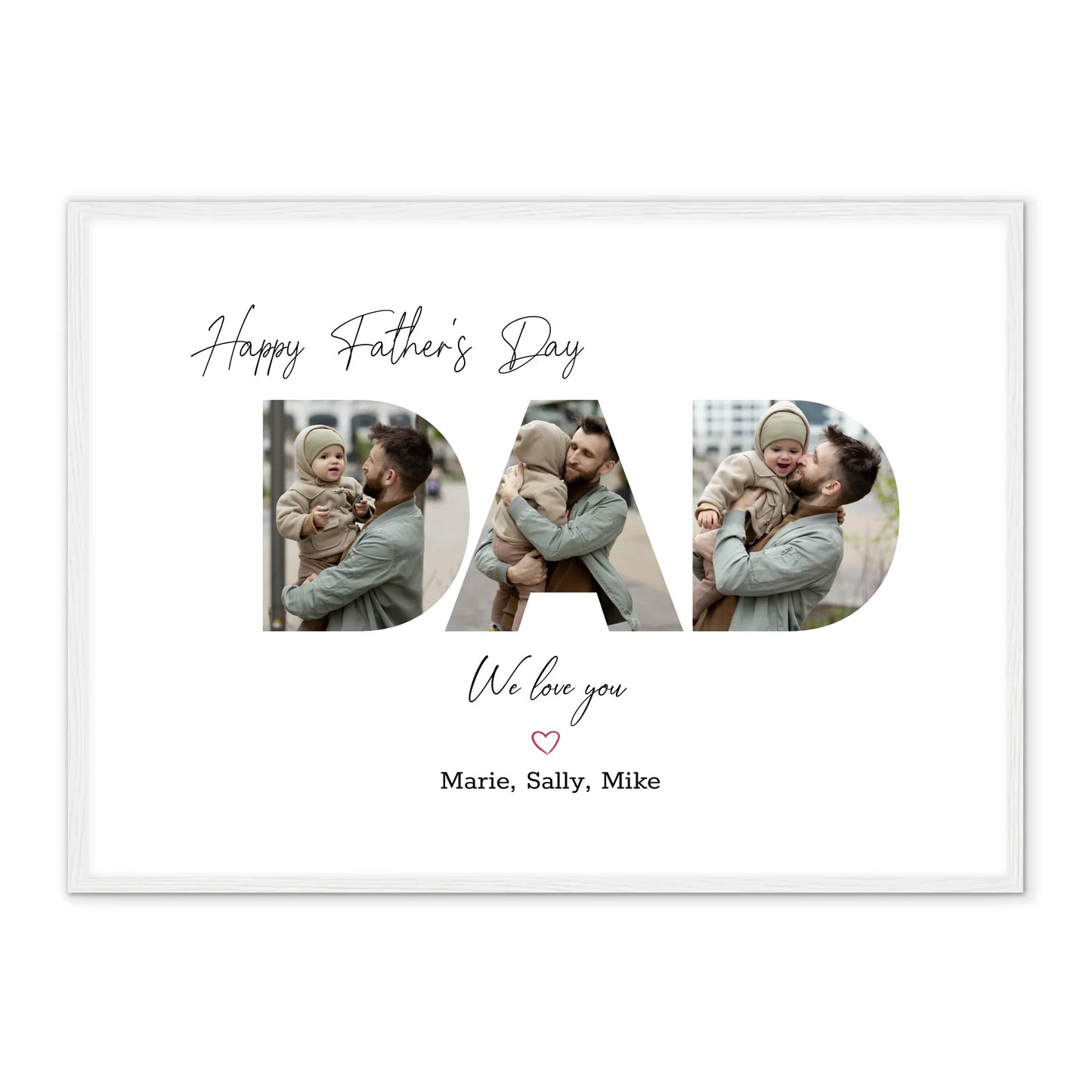 Personalized Canvas - Happy Dad's Day