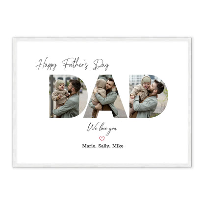 Personalized Canvas - Happy Dad's Day