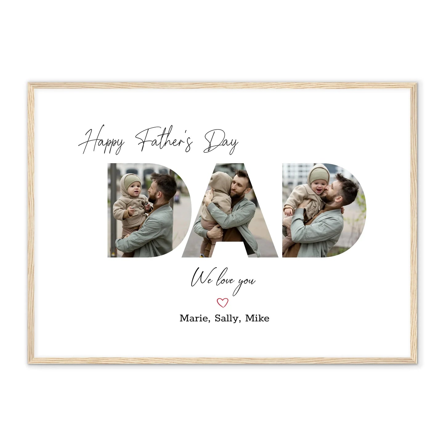 Personalized Canvas - Happy Dad's Day