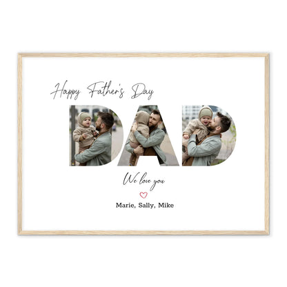 Personalized Canvas - Happy Dad's Day