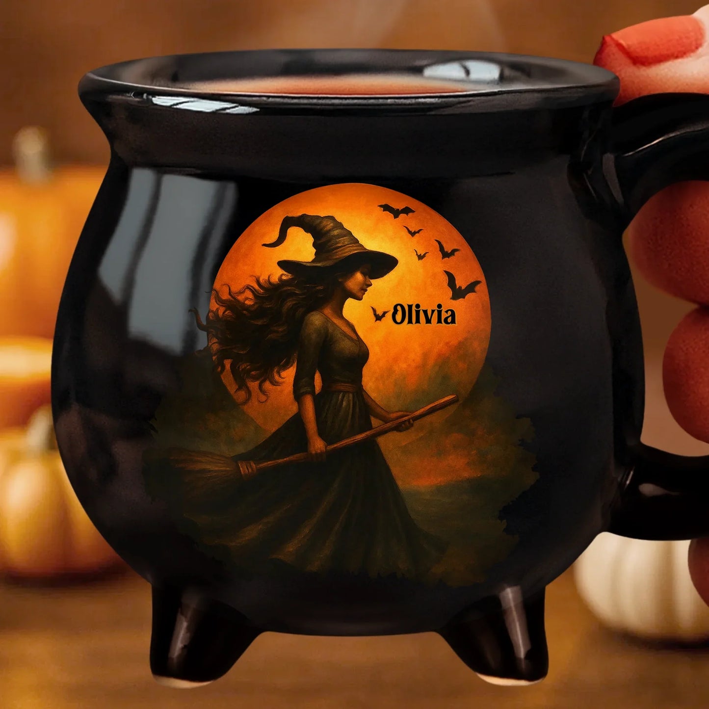 Custom Witch Cauldron Coffee Mug