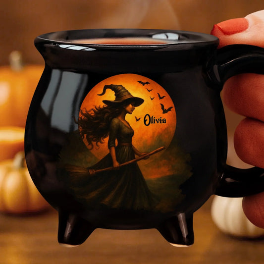 Custom Witch Cauldron Coffee Mug