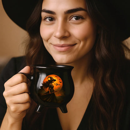 Custom Witch Cauldron Coffee Mug