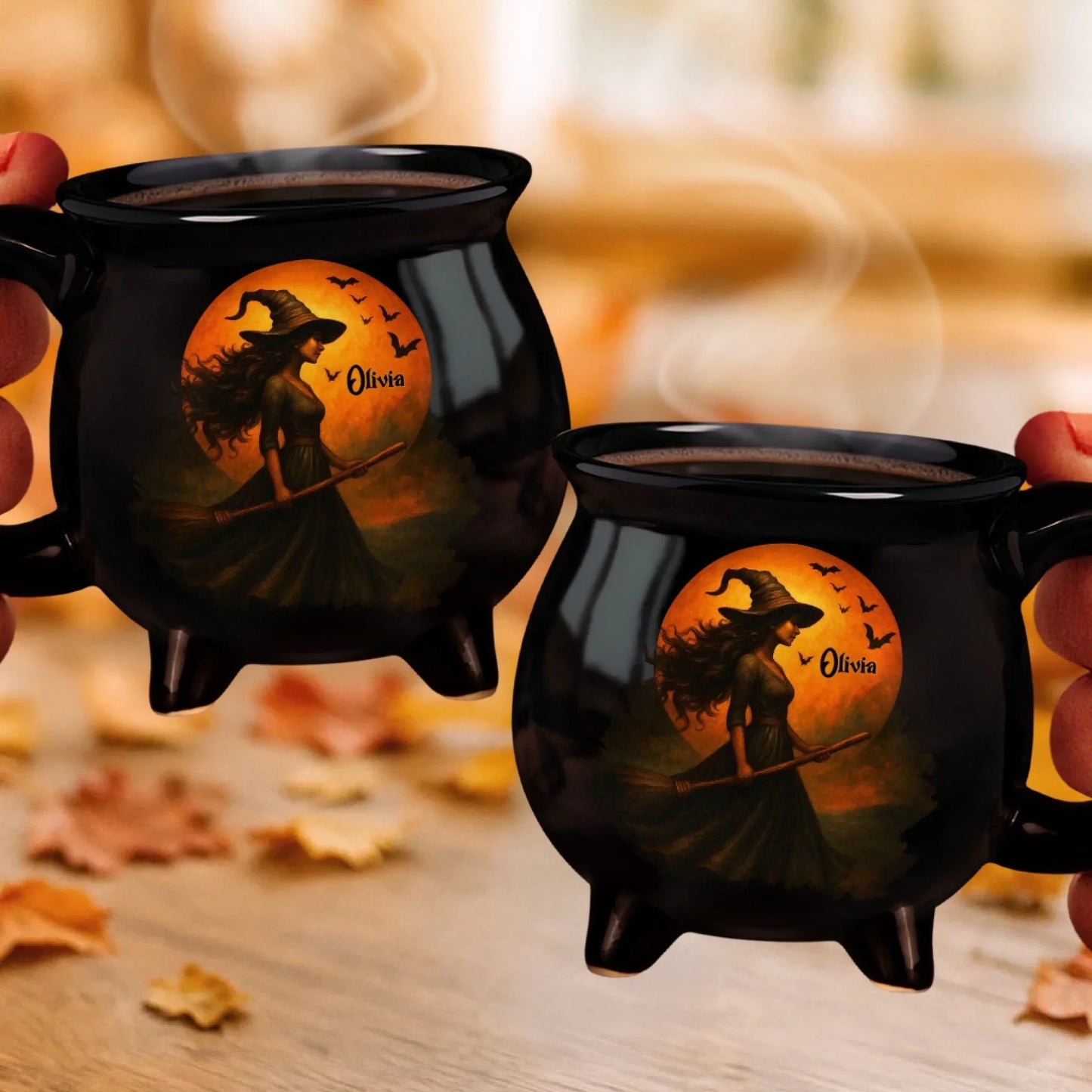 Custom Witch Cauldron Coffee Mug