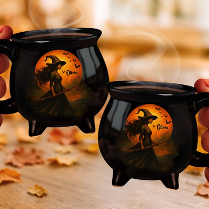 Custom Witch Cauldron Coffee Mug
