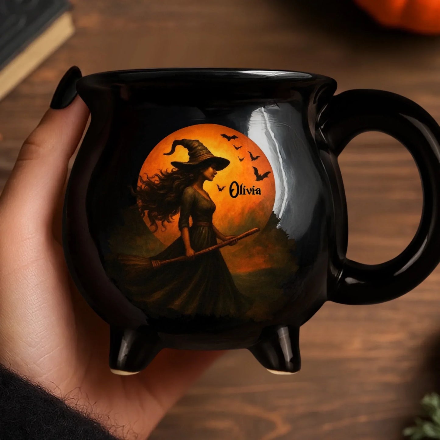 Custom Witch Cauldron Coffee Mug