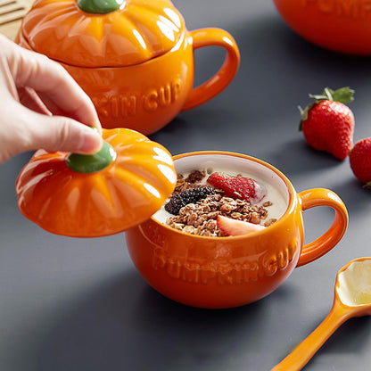 Cute Ceramic Pumpkin Cup