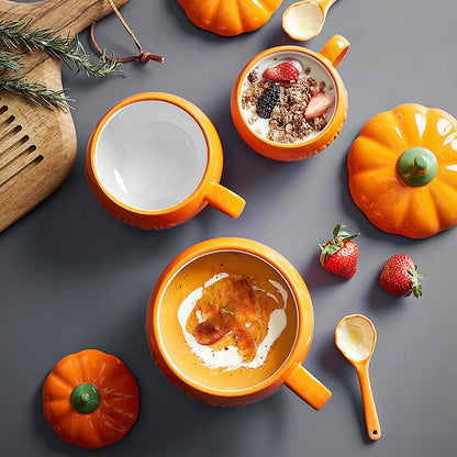 Cute Ceramic Pumpkin Cup