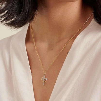 Cross & Crown Necklace