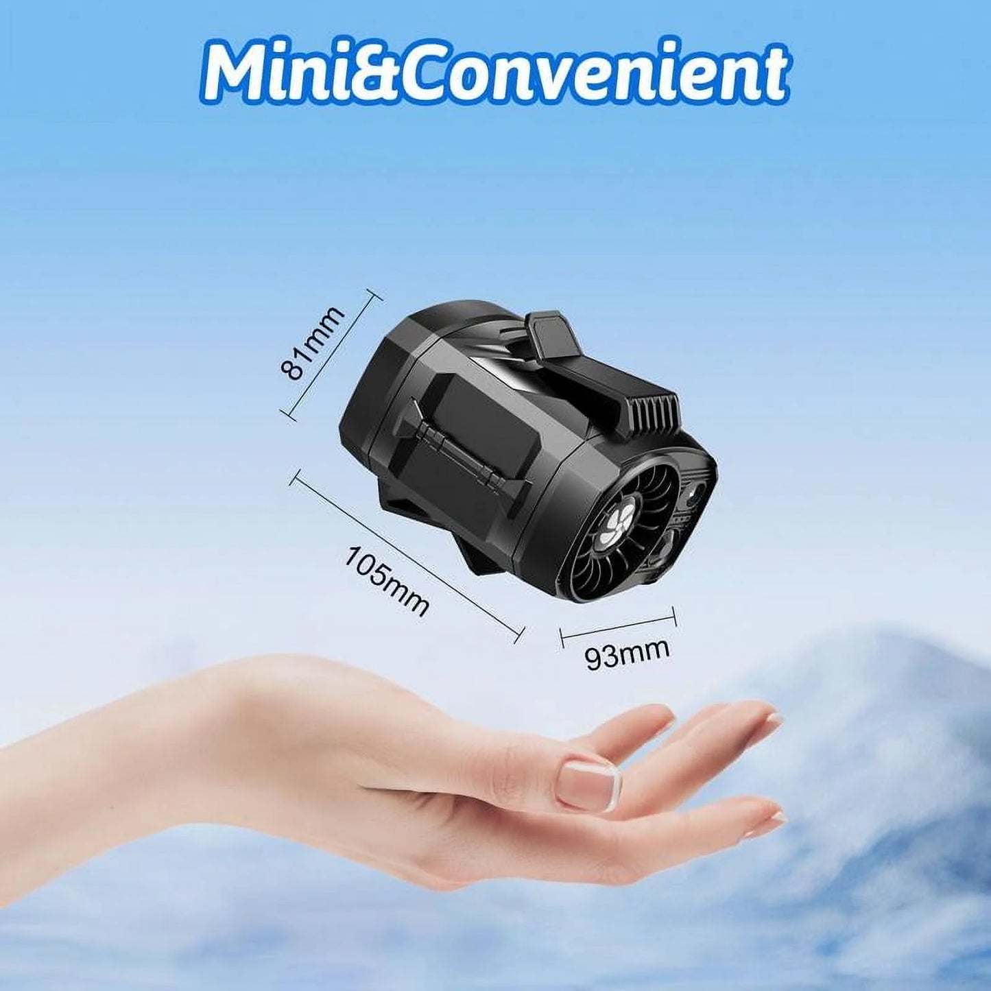 Portable Fan Rechargeable with Stand