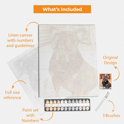 Abstract Mountain Harmony Paint By Numbers Kit