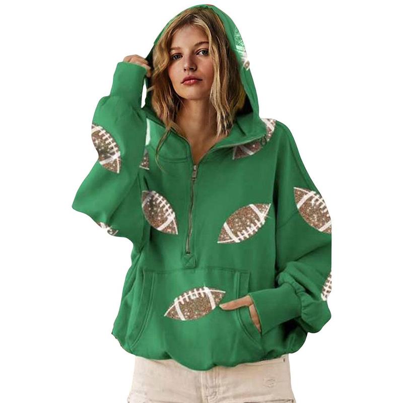 Moon Womens Game Day Sweatshirts Football