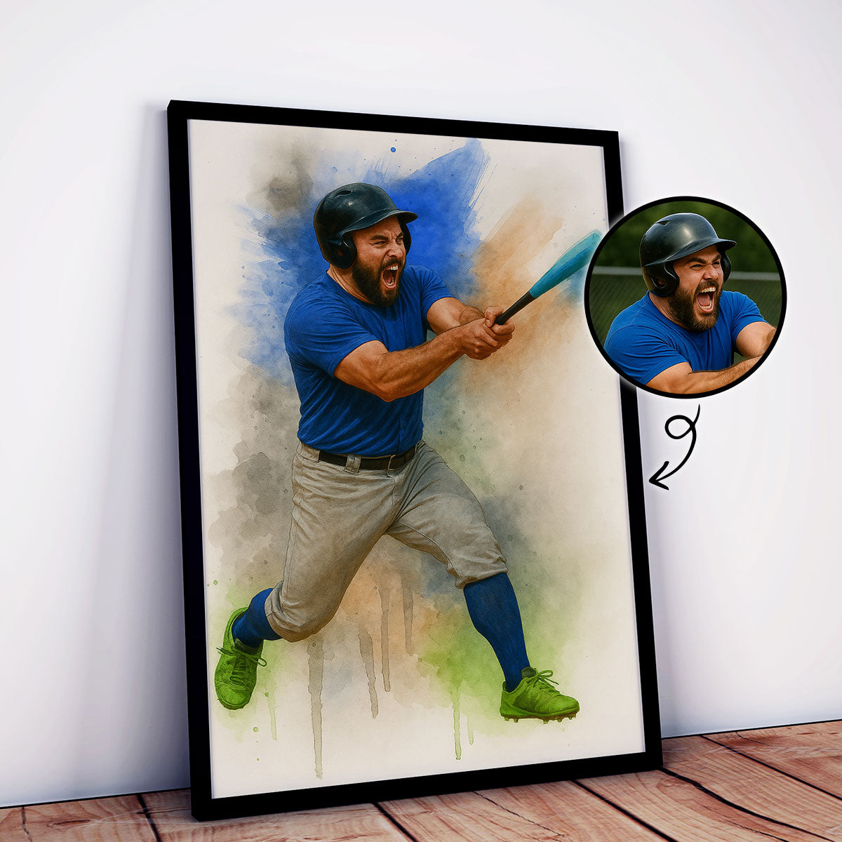 Personalized Canvas - Baseball