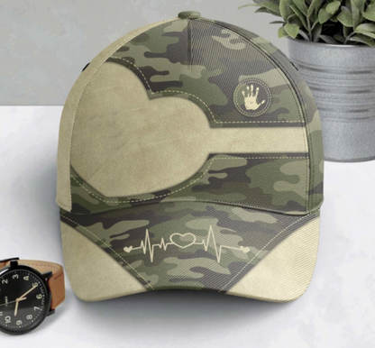Personalized Classic Cap -  Dad/Grandpa Kids Handprints