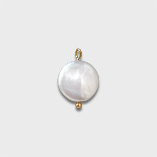 Coin Pearl Charm