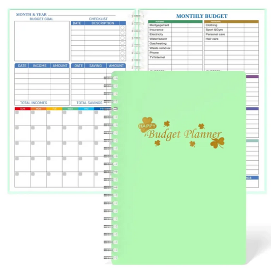 Monthly Budget Planner Notebook